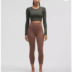 NWT lululemon Align High-Rise Crop 23” Dark Oxide